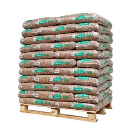 Limouzi Pellet – Pallet kost 66 zakken voor 15 kg per lading