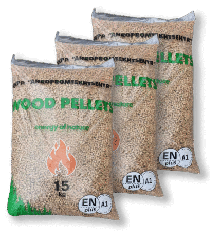 70 zakken van 15 kg Pellet Eco Pin – gecertificeerd volgens DINplus en ENplus A1